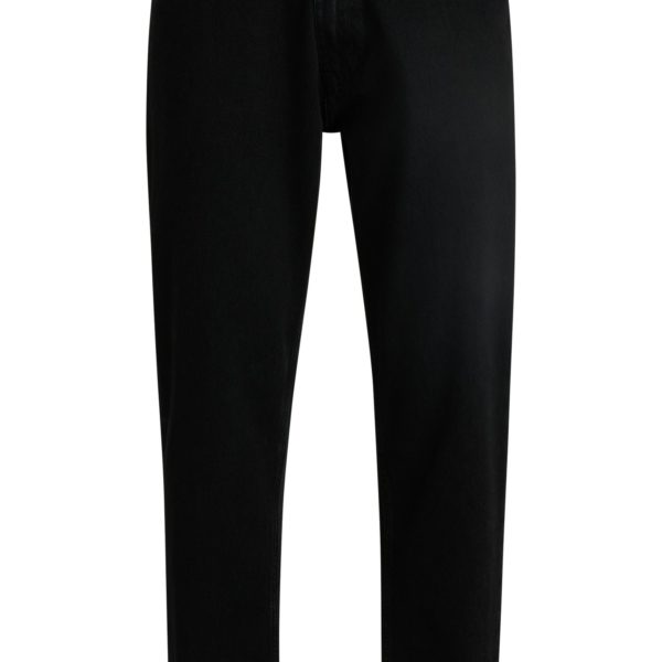 Hugo Boss Jean Relaxed Tapered en denim noir