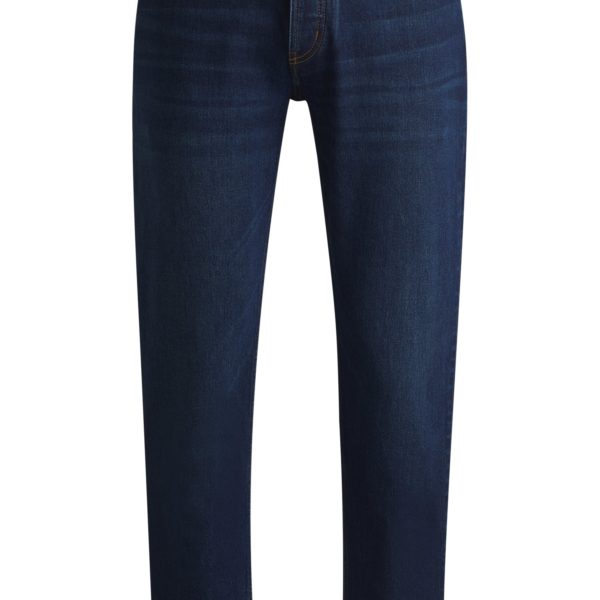 Hugo Boss Jean Tapered en denim stretch bleu foncé