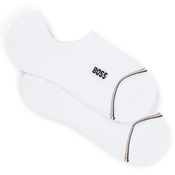 Lot de deux paires de chaussettes longueur cheville avec logo – Hugo Boss