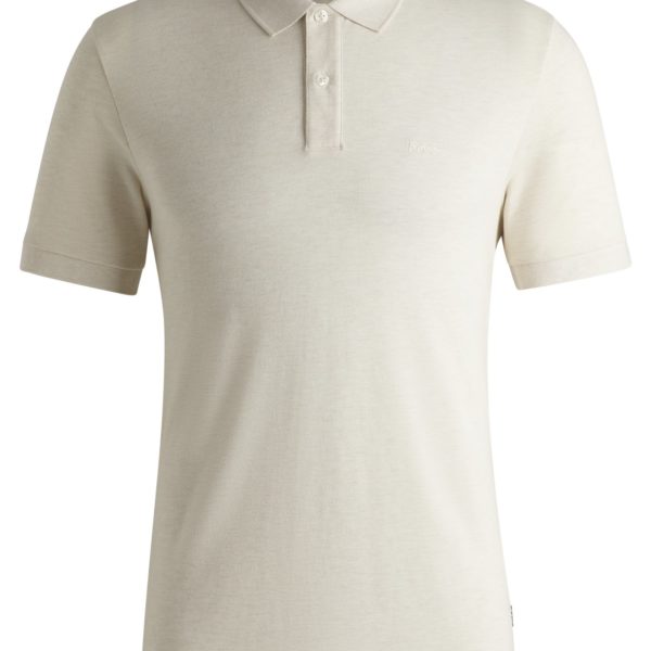 Hugo Boss Polo Pallas en piqué de coton avec détails logotés