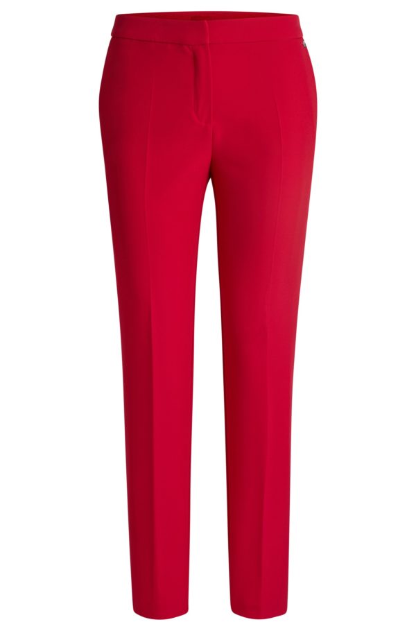 Hugo Boss Pantalon Slim en tissu stretch avec rivet logoté