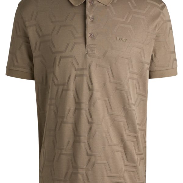 Hugo Boss Polo Paddy Relaxed en coton mercerisé matelassé