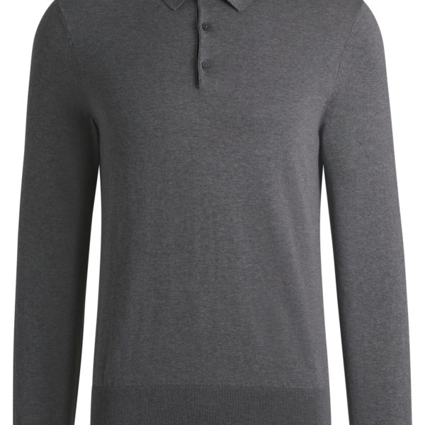 Pull Regular en maille de jersey de coton avec col polo – Hugo Boss