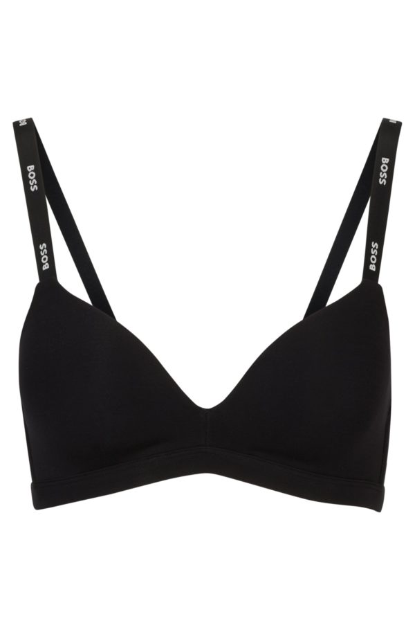 Hugo Boss Soutien-gorge triangle en jersey stretch avec bretelles logotées