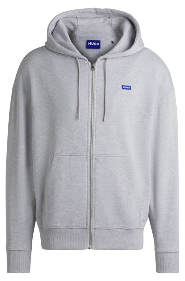 Hugo Boss Sweat à capuche Relaxed unisexe en molleton de coton