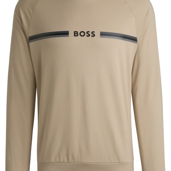 Hugo Boss Sweat en molleton de coton avec logo imprimé