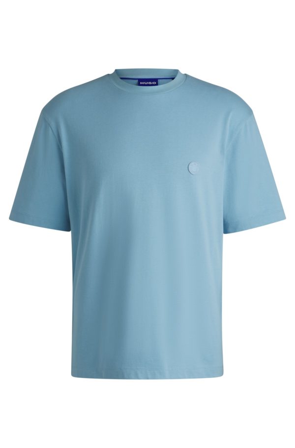 Hugo Boss T-shirt en jersey de coton avec logo Happy HUGO