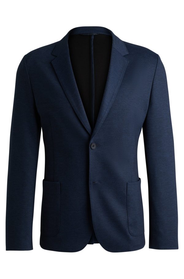 Hugo Boss Veste Slim en twill stretch performant chiné