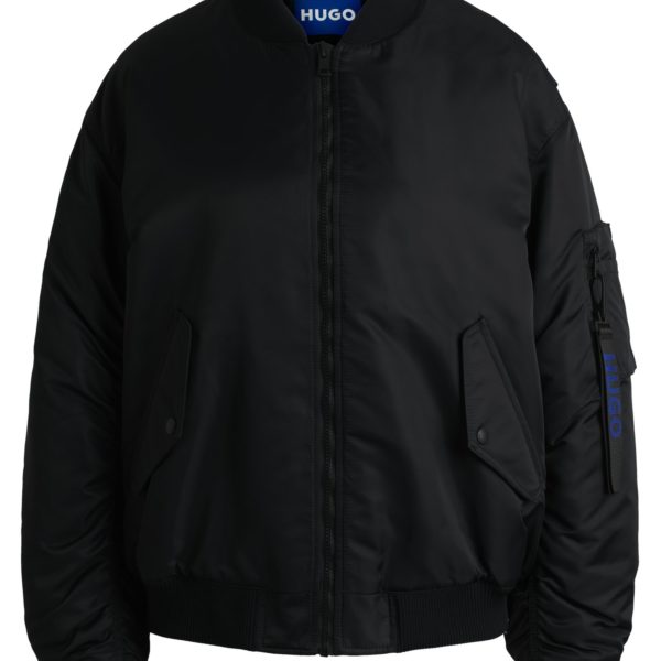 Veste déperlante avec tirette de fermeture éclair logotée – Hugo Boss