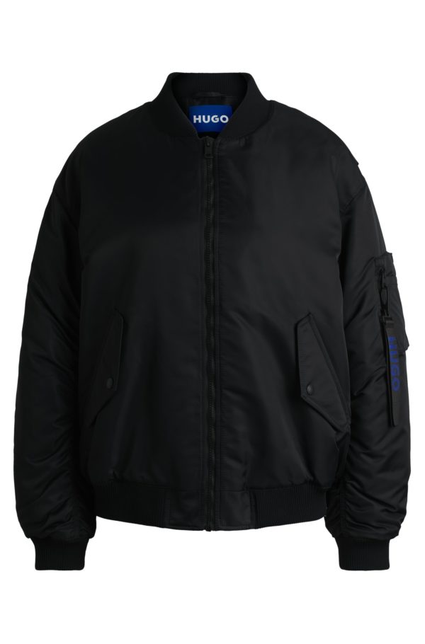 Hugo Boss Veste déperlante avec tirette de fermeture éclair logotée