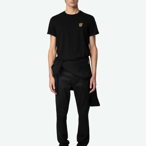 T-shirt Tommy Skull Noir - Taille XS - Homme - Zadig & Voltaire