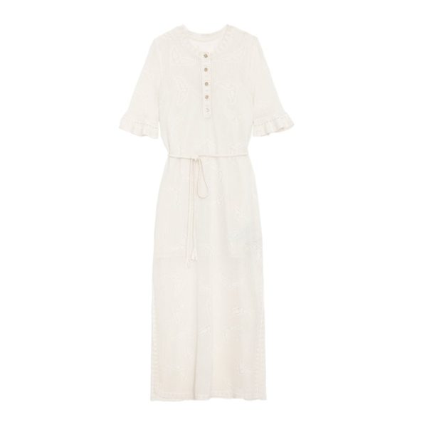 Robe Salmy Wings Ecru - Taille XS - Femme - Zadig & Voltaire