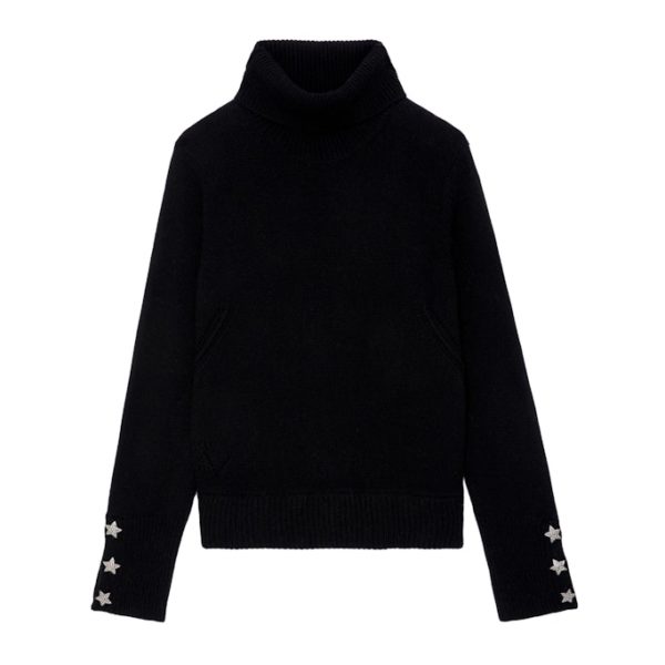 Pull Boxy Bijoux Noir – Taille XS – Femme – Zadig & Voltaire
