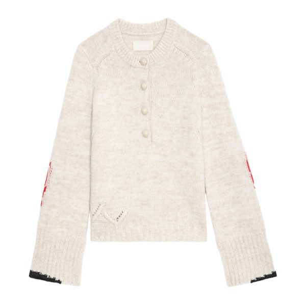 Pull Halty Oatmeal – Taille XS – Femme – Zadig & Voltaire
