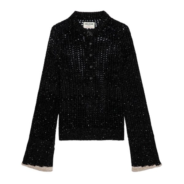 Pull Halty Noir – Taille XS – Femme – Zadig & Voltaire