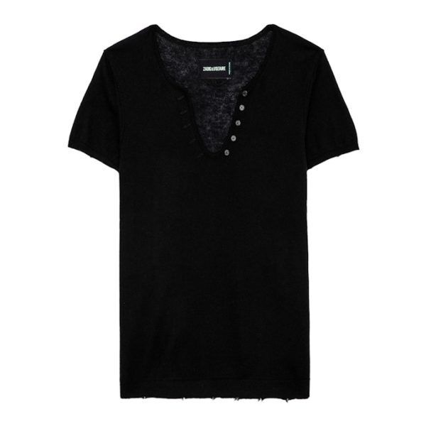 Pull Celsy 100% Cachemire Noir – Taille S – Femme – Zadig & Voltaire