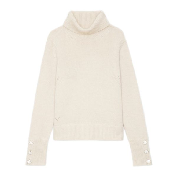 Pull Boxy Bijoux 100% Cachemire Flake – Taille S – Femme – Zadig & Voltaire