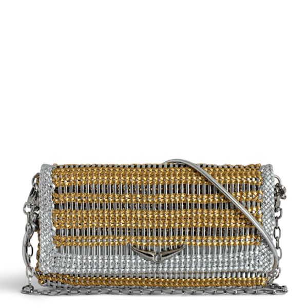 Pochette Rock Eternal Métallisé Silver - Femme - Zadig & Voltaire