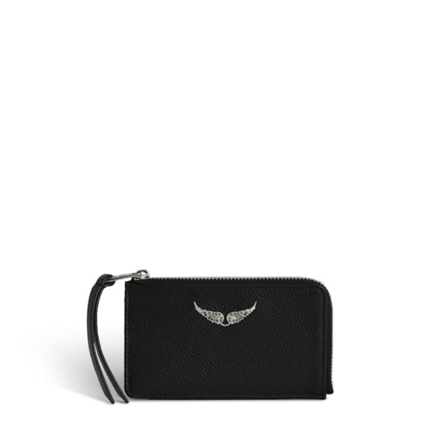 Porte-cartes Zv Card Black Silver - Femme - Zadig & Voltaire
