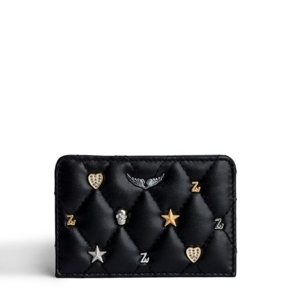 Porte-cartes Zv Pass Noir - Femme - Zadig & Voltaire