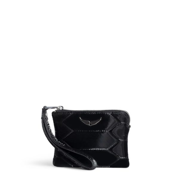 Pochette Mini Uma Matelassée Noir - Femme - Zadig & Voltaire
