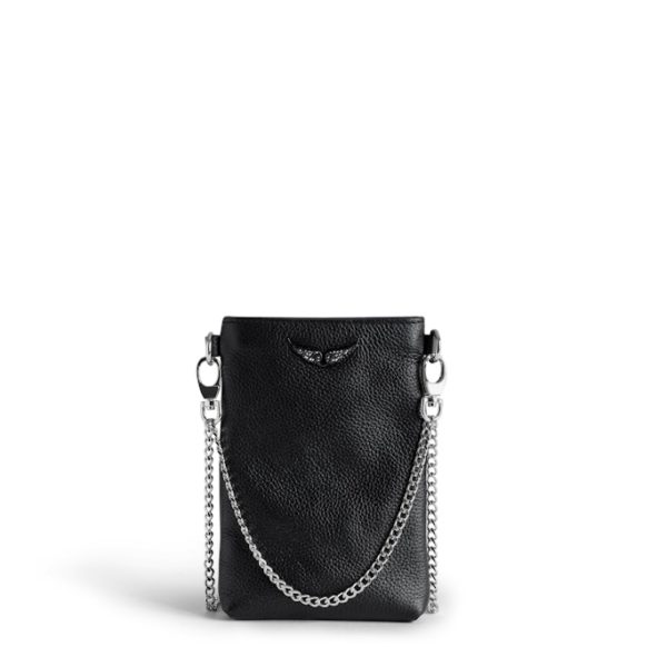 Pochette Téléphone Pouch Rock Noir - Femme - Zadig & Voltaire