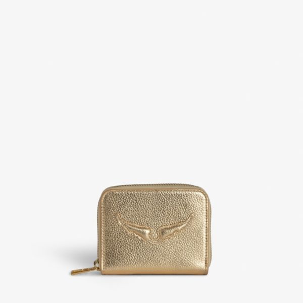 Porte-monnaie Mini Zv Gold - Femme - Zadig & Voltaire