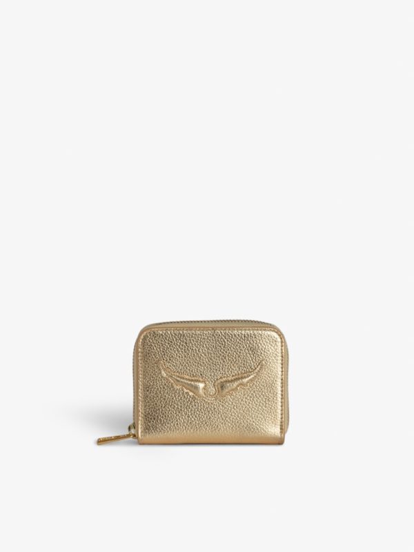 Porte-monnaie Mini Zv Gold - Femme - Zadig & Voltaire