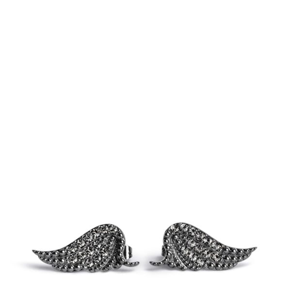 Boucles D'oreilles Rock Shiny Black - Femme - Zadig & Voltaire