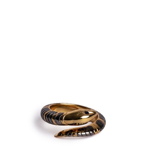 Bague Snake Shiny Gold - Taille 2 - Femme - Zadig & Voltaire