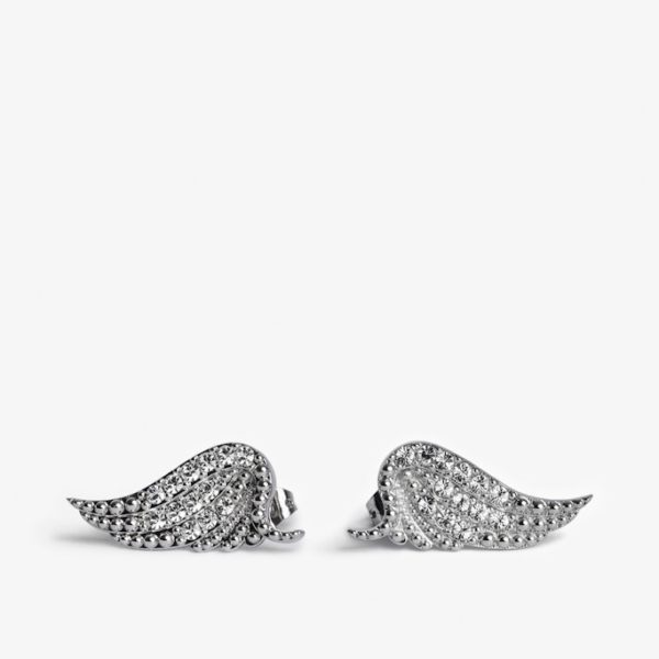 Boucles D'oreilles Rock Shiny Silver - Femme - Zadig & Voltaire
