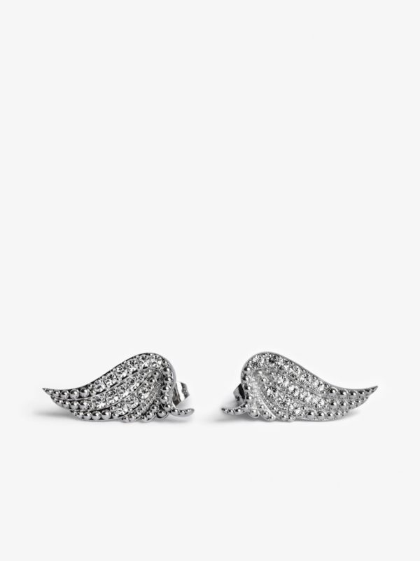 Boucles D'oreilles Rock Shiny Silver - Femme - Zadig & Voltaire