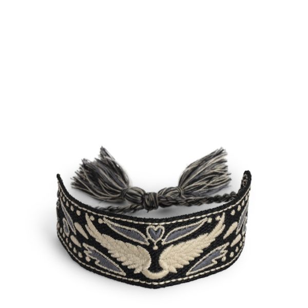 Bracelet Tissé Zadig Black - Femme - Zadig & Voltaire