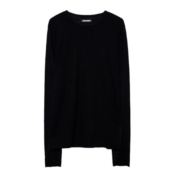 Pull Teiss 100% Cachemire Noir - Taille S - Homme - Zadig & Voltaire