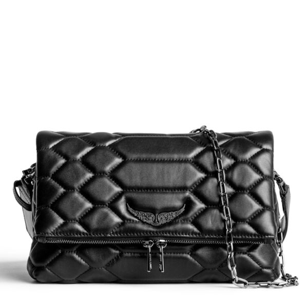 Sac Rocky Matelassé Noir - Femme - Zadig & Voltaire