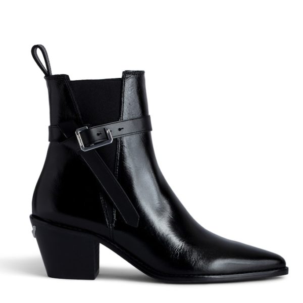 Bottines Tyler Noir – Taille 36 – Femme – Zadig & Voltaire