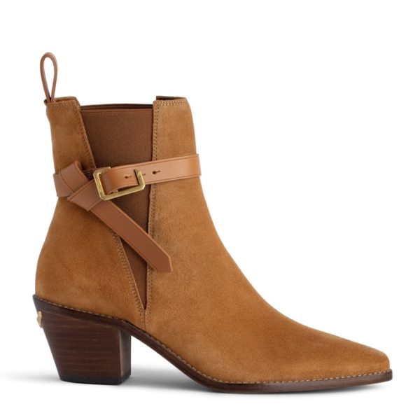 Bottines Tyler Suede Heritage - Taille 37 - Femme - Zadig & Voltaire