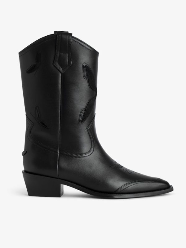 Bottines Cara Black - Taille 36 - Femme - Zadig & Voltaire