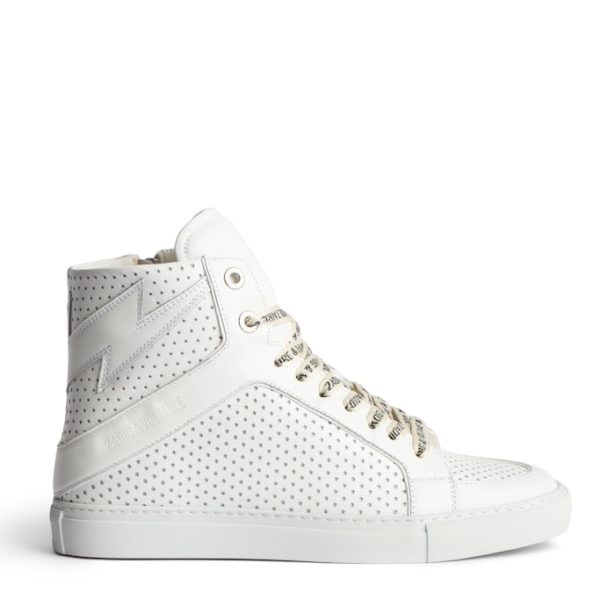 Sneakers Montantes Zv1747 High Flash Blanc – Taille 36 – Femme – Zadig & Voltaire