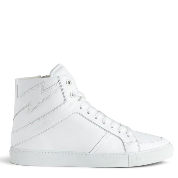 Sneakers Zv1747 High Flash Homme Blanc – Taille 45 – Homme – Zadig & Voltaire