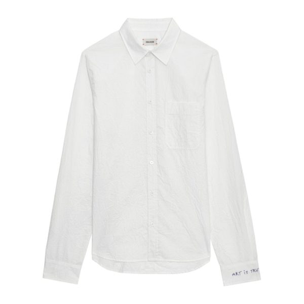 Chemise Stan Blanc - Taille M - Homme - Zadig & Voltaire