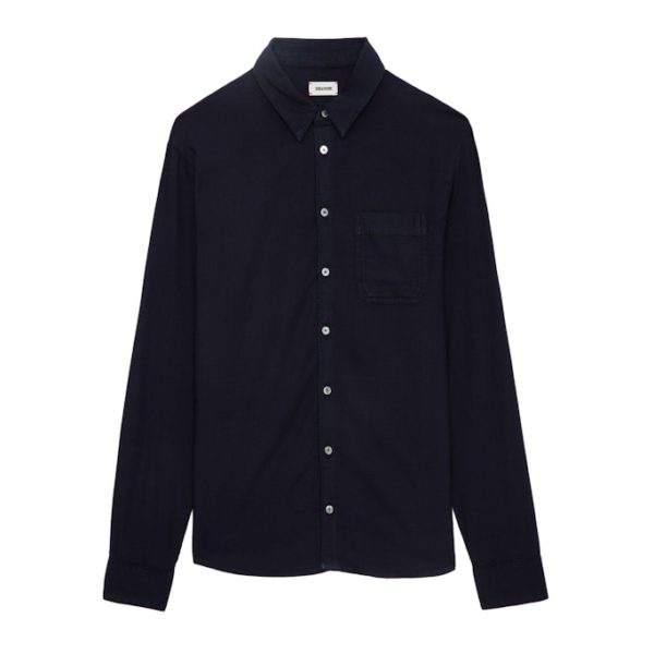 Chemise Tyrona Encre - Taille M - Homme - Zadig & Voltaire