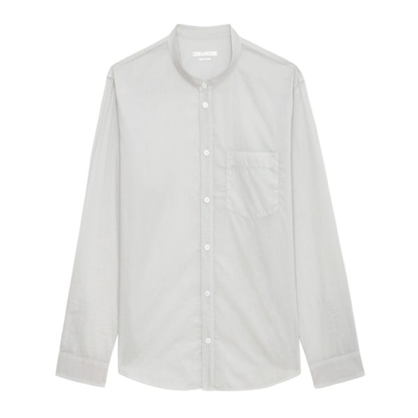 Chemise Thibault Oyster - Taille M - Homme - Zadig & Voltaire