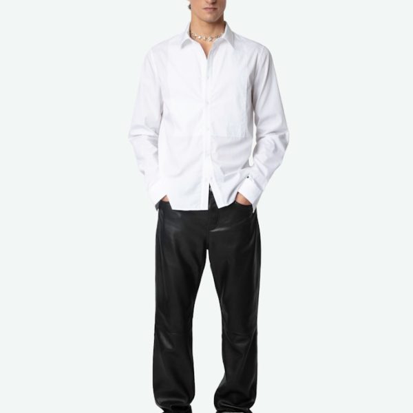 Chemise Sydney Blanc - Taille M - Homme - Zadig & Voltaire
