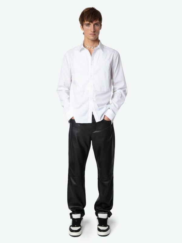 Chemise Sydney Blanc - Taille M - Homme - Zadig & Voltaire