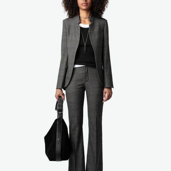 Blazer Very Anthracite - Taille 34 - Femme - Zadig & Voltaire