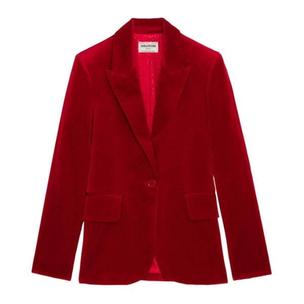 Blazer Vavy Velours Velvet - Taille 36 - Femme - Zadig & Voltaire