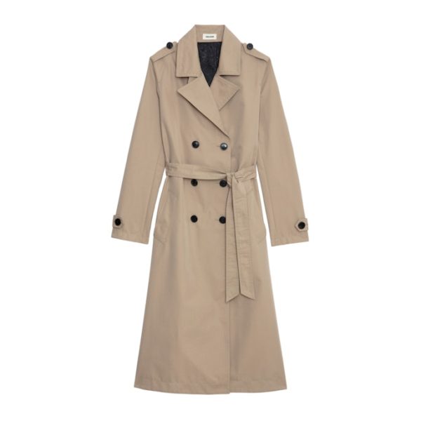 Trench Mandy Latte – Taille S – Femme – Zadig & Voltaire