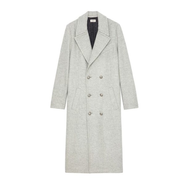 Manteau Mulan Gris - Taille XS - Femme - Zadig & Voltaire
