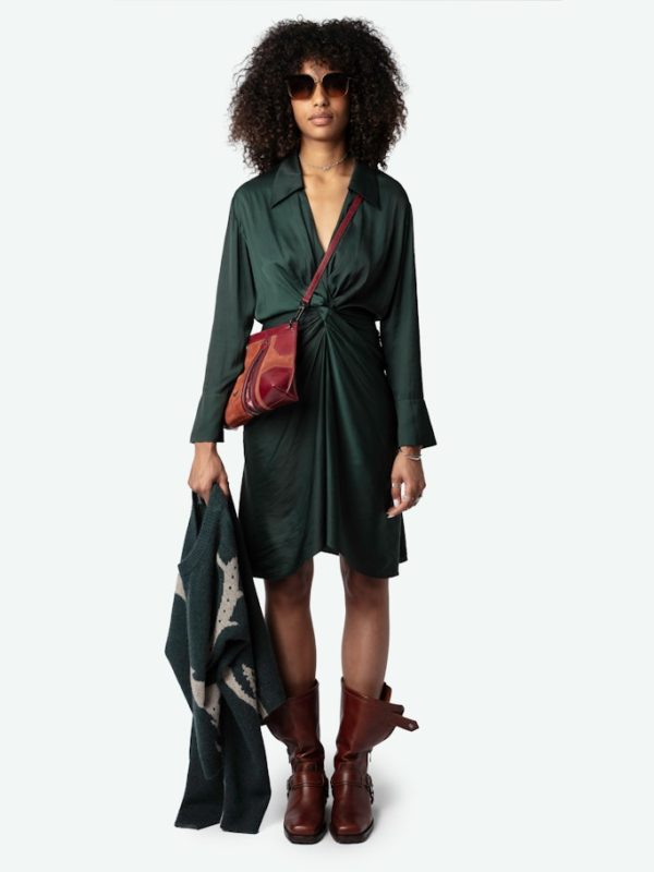 Robe Rozo Satin Peaks - Taille XS - Femme - Zadig & Voltaire